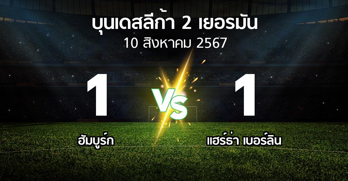 ผลบอล : ฮัมบูร์ก vs แฮร์ธ่า เบอร์ลิน (บุนเดสลีก้า-2-เยอรมัน 2024-2025)