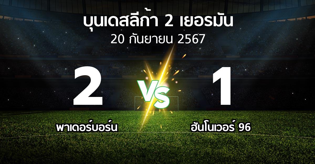 ผลบอล : พาเดอร์บอร์น vs ฮันโนเวอร์  (บุนเดสลีก้า-2-เยอรมัน 2024-2025)