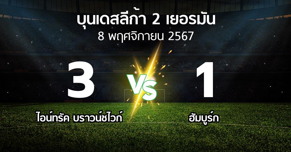 ผลบอล : บราวน์ชไวก์ vs ฮัมบูร์ก (บุนเดสลีก้า-2-เยอรมัน 2024-2025)