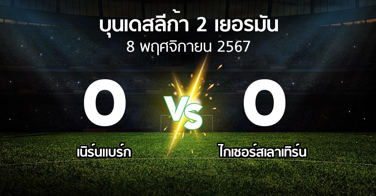 ผลบอล : เนิร์นแบร์ก vs ไกเซอร์สเลาเทิร์น (บุนเดสลีก้า-2-เยอรมัน 2024-2025)