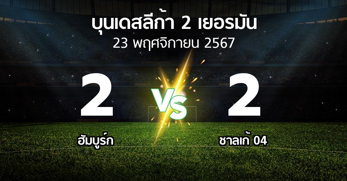 ผลบอล : ฮัมบูร์ก vs ชาลเก้ 04 (บุนเดสลีก้า-2-เยอรมัน 2024-2025)