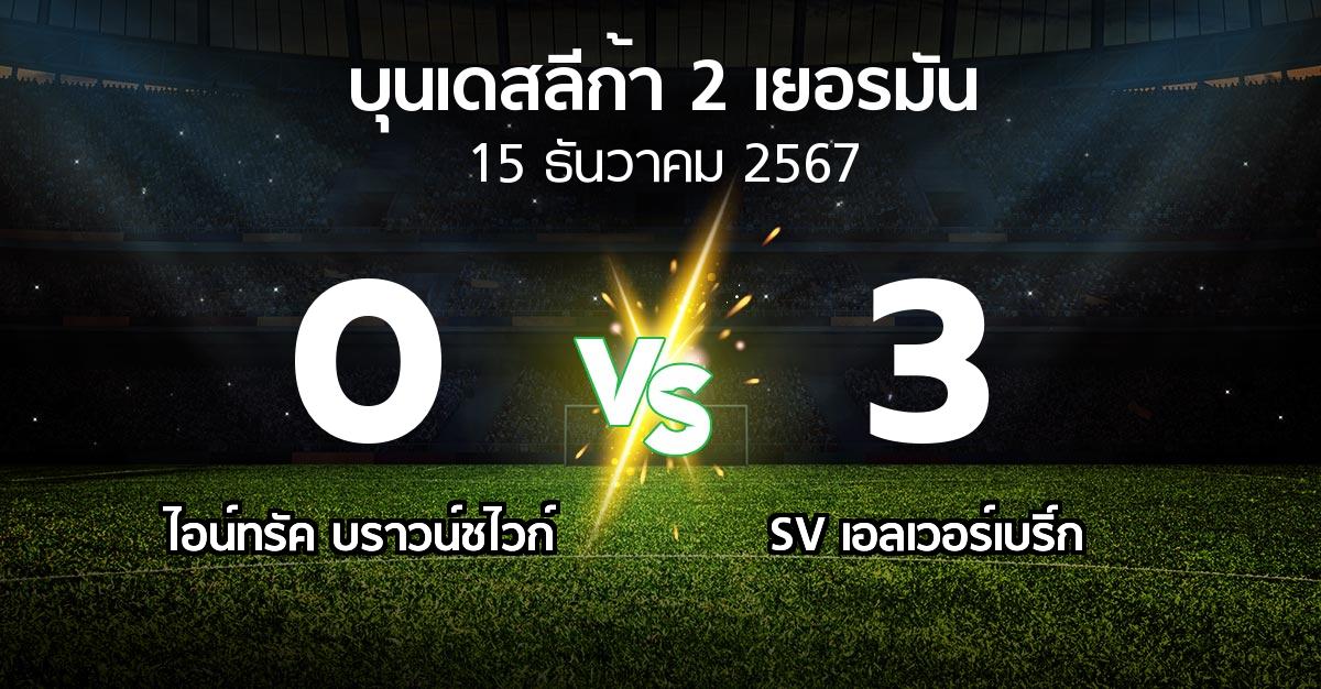 ผลบอล : บราวน์ชไวก์ vs SV เอลเวอร์เบริ์ก (บุนเดสลีก้า-2-เยอรมัน 2024-2025)