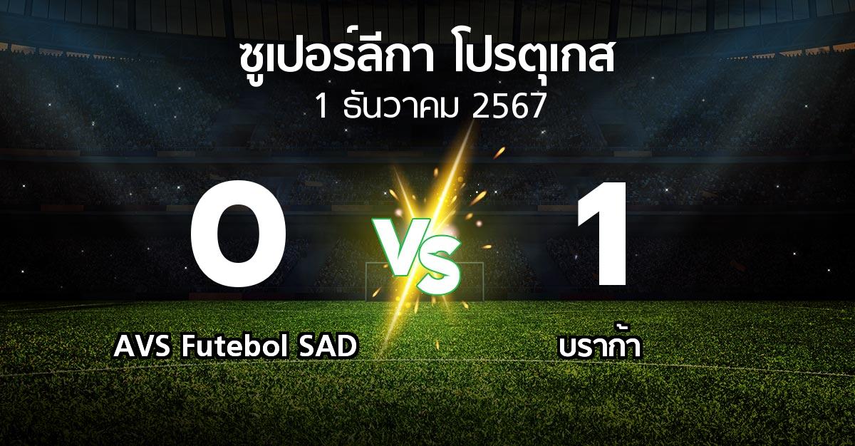 ผลบอล : AVS Futebol SAD vs บราก้า (ซูเปอร์ลีกา-โปรตุเกส 2024-2025)