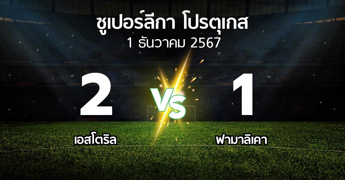 ผลบอล : เอสโตริล vs ฟามาลิเคา (ซูเปอร์ลีกา-โปรตุเกส 2024-2025)