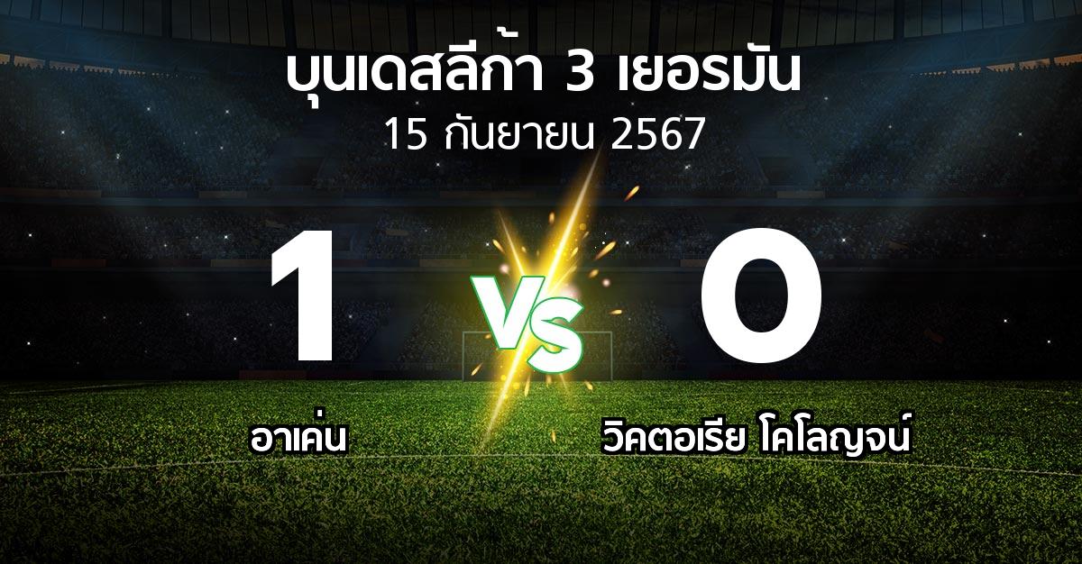 ผลบอล : อาเค่น vs วิคตอเรีย โคโลญจน์ (บุนเดสลีก้า-3-เยอรมัน 2024-2025)