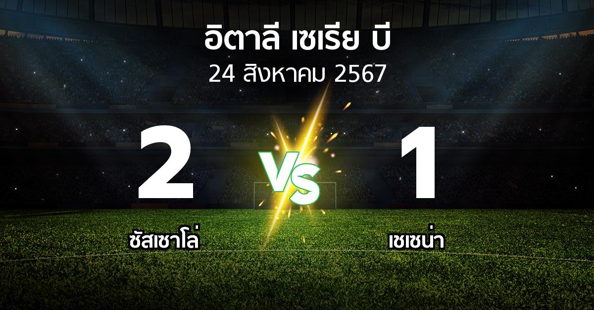 ผลบอล : ซัสเซาโล่ vs เชเซน่า (อิตาลี-เซเรีย-บี 2024-2025)