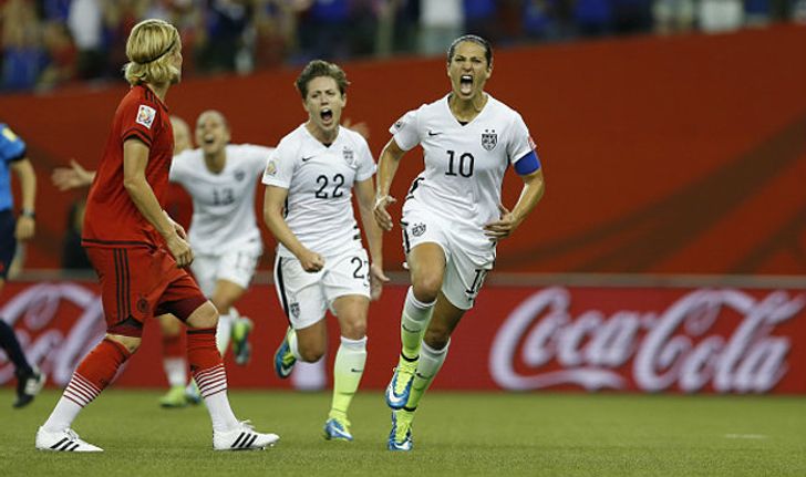 สหรัฐฯอัดสาวอินทรีเหล็ก 2-0 ลิ่วเข้าชิงดำบอลหญิงโลก 2015