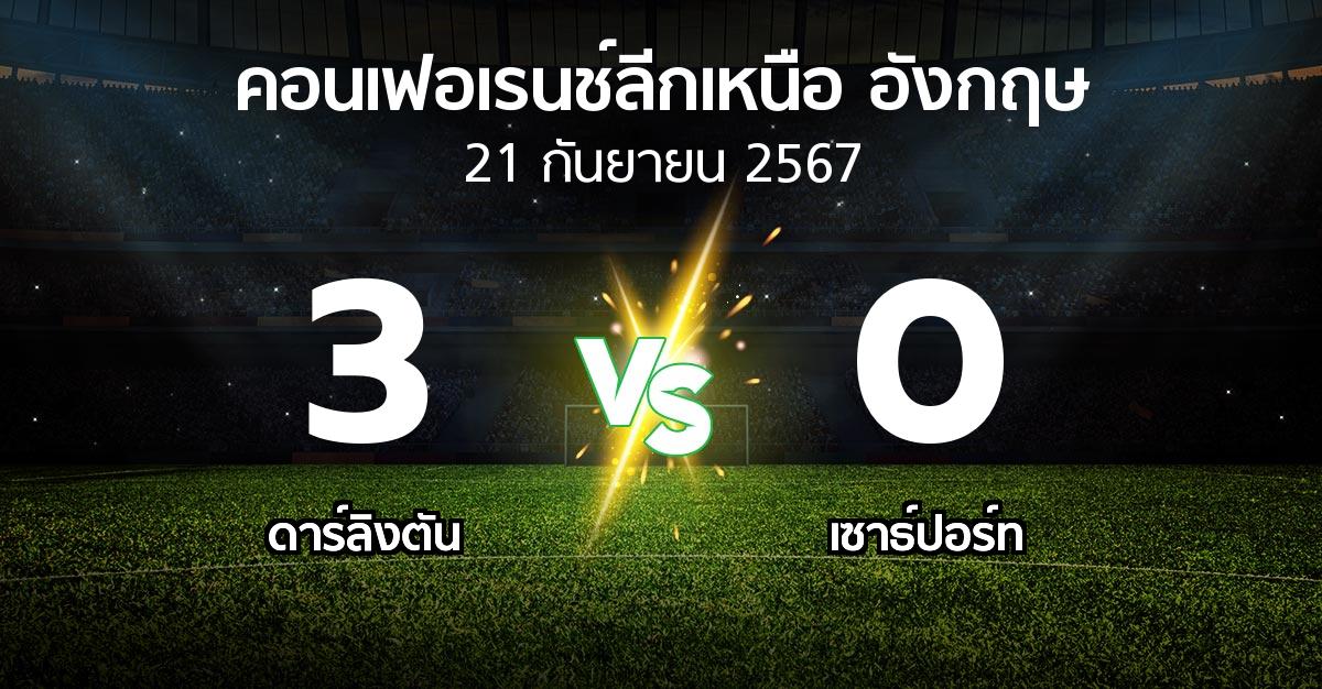 ผลบอล : ดาร์ลิงตัน vs เซาธ์ปอร์ท (คอนเฟอเรนช์ลีกเหนืออังกฤษ 2024-2025)