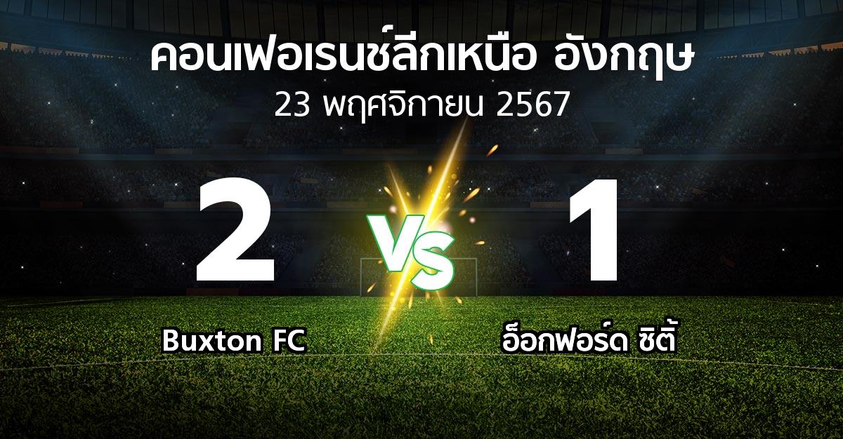 ผลบอล : Buxton FC vs อ็อกฟอร์ด ซิติ้ (คอนเฟอเรนช์ลีกเหนืออังกฤษ 2024-2025)