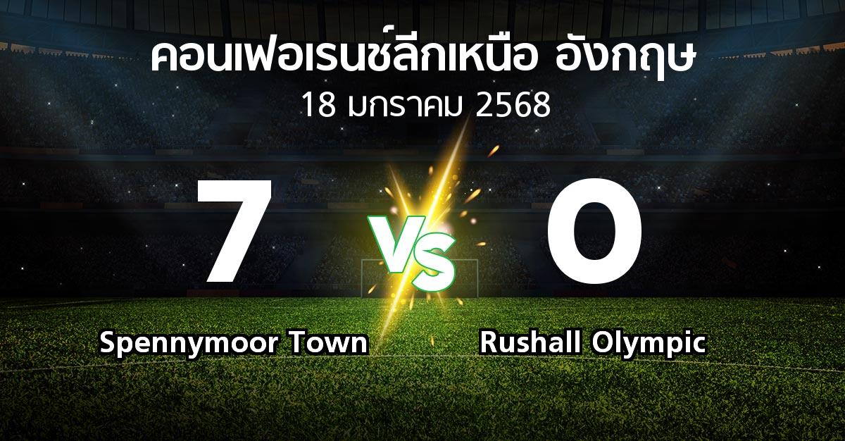 ผลบอล : Spennymoor Town vs Rushall Olympic (คอนเฟอเรนช์ลีกเหนืออังกฤษ 2024-2025)