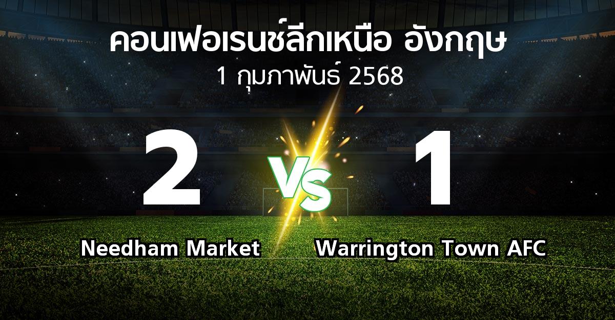 ผลบอล : Needham Market vs Warrington Town AFC (คอนเฟอเรนช์ลีกเหนืออังกฤษ 2024-2025)