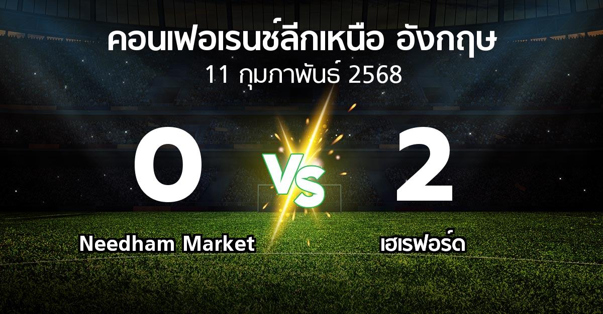 ผลบอล : Needham Market vs เฮเรฟอร์ด (คอนเฟอเรนช์ลีกเหนืออังกฤษ 2024-2025)