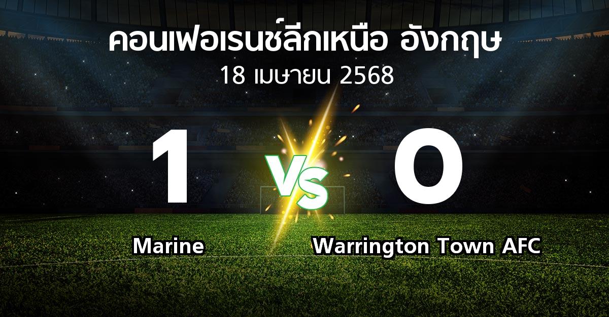 ผลบอล : Marine vs Warrington Town AFC (คอนเฟอเรนช์ลีกเหนืออังกฤษ 2024-2025)