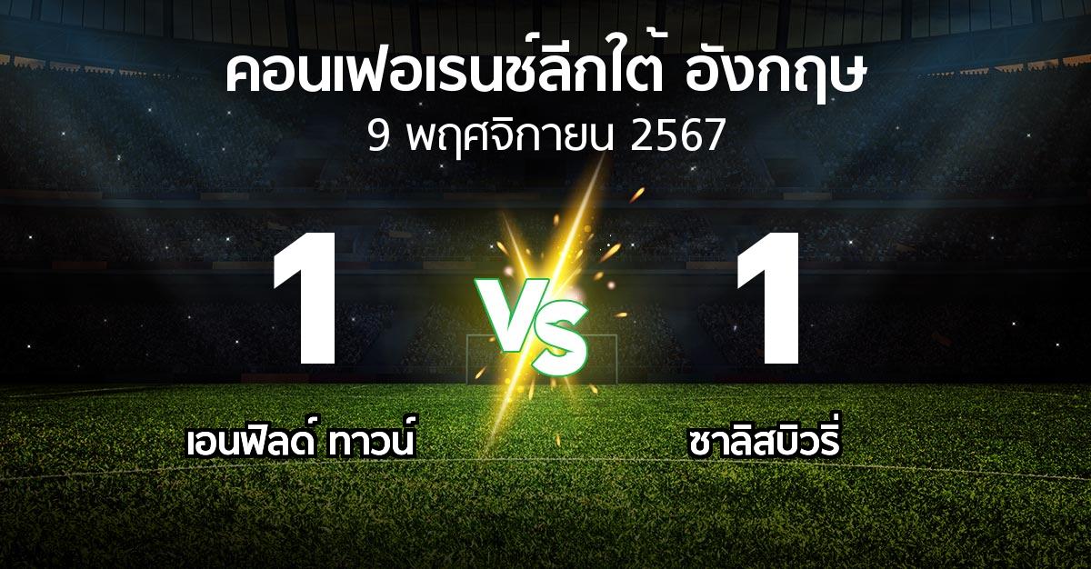 ผลบอล : เอนฟิลด์ ทาวน์ vs ซาลิสบิวริ่ (คอนเฟอเรนช์ลีกใต้อังกฤษ 2024-2025)