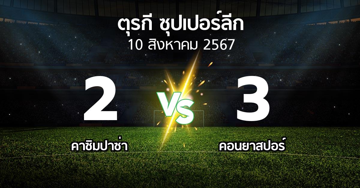 ผลบอล : คาซิมปาซ่า vs คอนยาสปอร์ (ตุรกี-ซุปเปอร์ลีก 2024-2025)