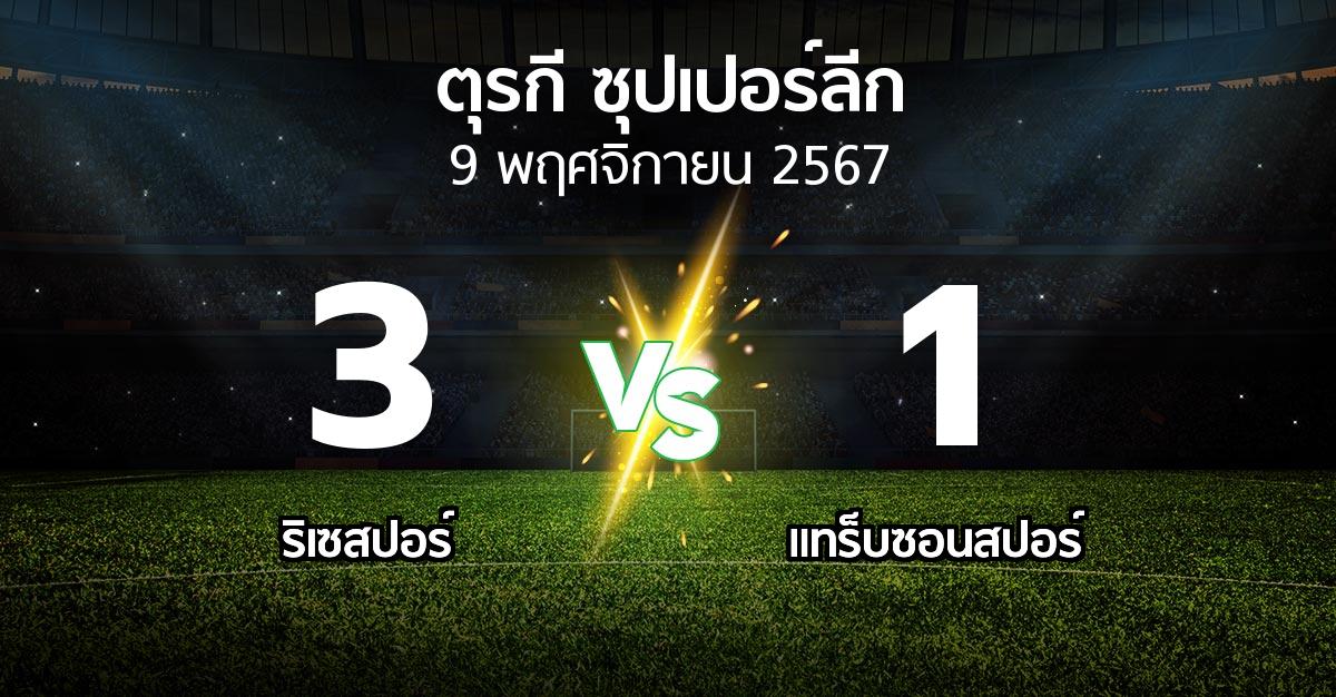 ผลบอล : ริเซสปอร์ vs แทร็บซอนสปอร์ (ตุรกี-ซุปเปอร์ลีก 2024-2025)