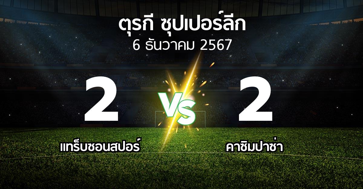 ผลบอล : แทร็บซอนสปอร์ vs คาซิมปาซ่า (ตุรกี-ซุปเปอร์ลีก 2024-2025)