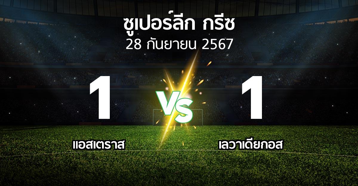 ผลบอล : แอสเตราส vs เลวาเดียกอส (ซูเปอร์ลีก-กรีซ 2024-2025)