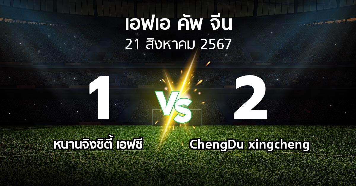 ผลบอล : หนานจิงซิตี้ เอฟซี vs ChengDu xingcheng (เอฟเอ-คัพ-จีน 2024)