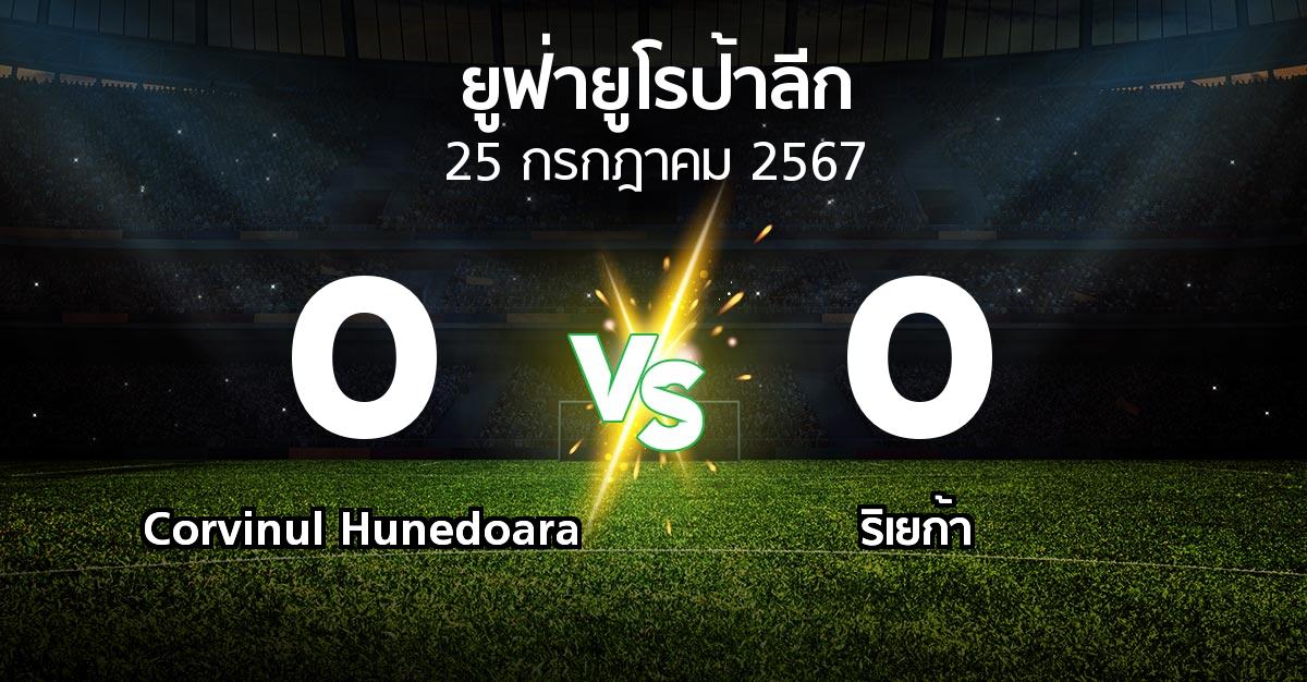 ผลบอล : Corvinul Hunedoara vs ริเยก้า (ยูฟ่า ยูโรป้าลีก 2024-2025)