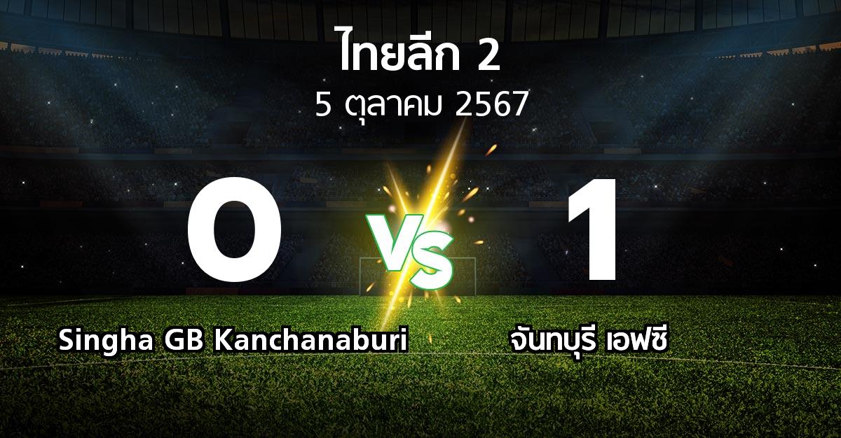 ผลบอล : Singha GB Kanchanaburi vs จันทบุรี เอฟซี (ไทยลีก 2 2024-2025)