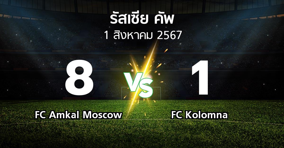 ผลบอล : FC Amkal Moscow vs FC Kolomna (รัสเซีย-คัพ 2024-2025)