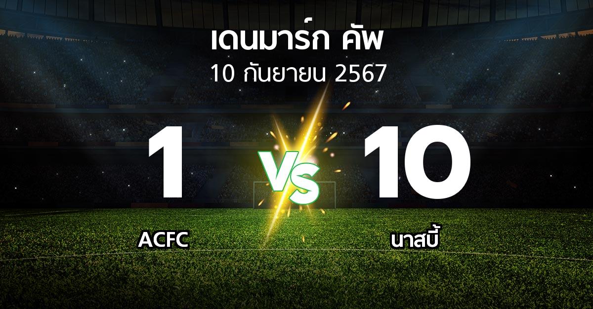 ผลบอล : ACFC vs นาสบี้ (เดนมาร์ก-คัพ 2024-2025)