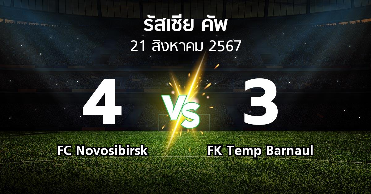 ผลบอล : FC Novosibirsk vs FK Temp Barnaul (รัสเซีย-คัพ 2024-2025)