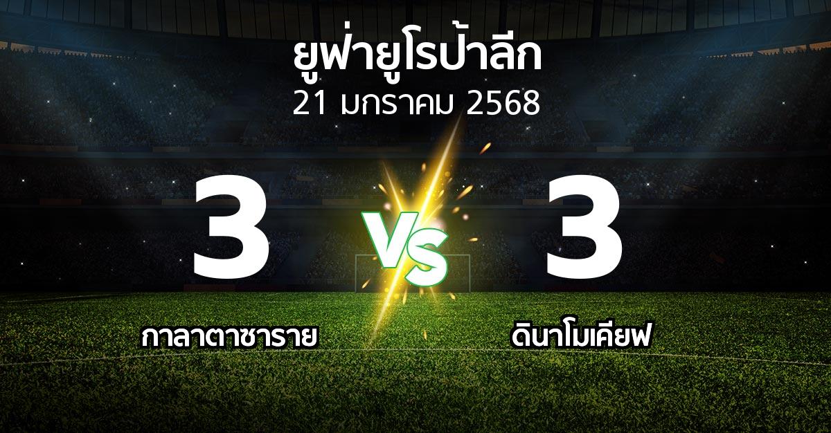 ผลบอล : กาลาตาซาราย vs ดินาโมเคียฟ (ยูฟ่า ยูโรป้าลีก 2024-2025)