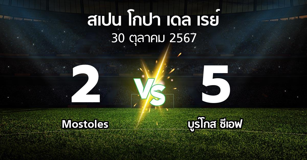 ผลบอล : Mostoles vs บูร์โกส ซีเอฟ (สเปน-โกปาเดลเรย์ 2024-2025)