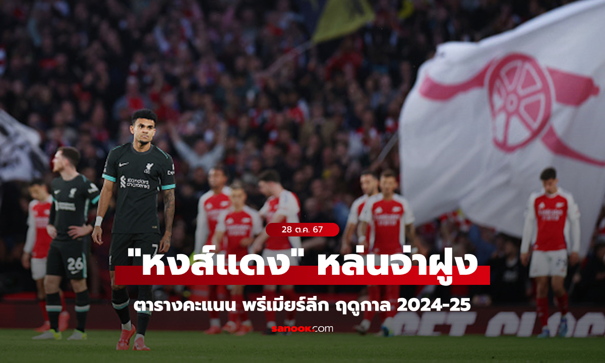 7plus สล็อต สรุปตารางคะแนนพรีเมียร์ลีกอังกฤษ ฤดูกาล 2024-25 ประจำวันที่ 28 ต.ค.67