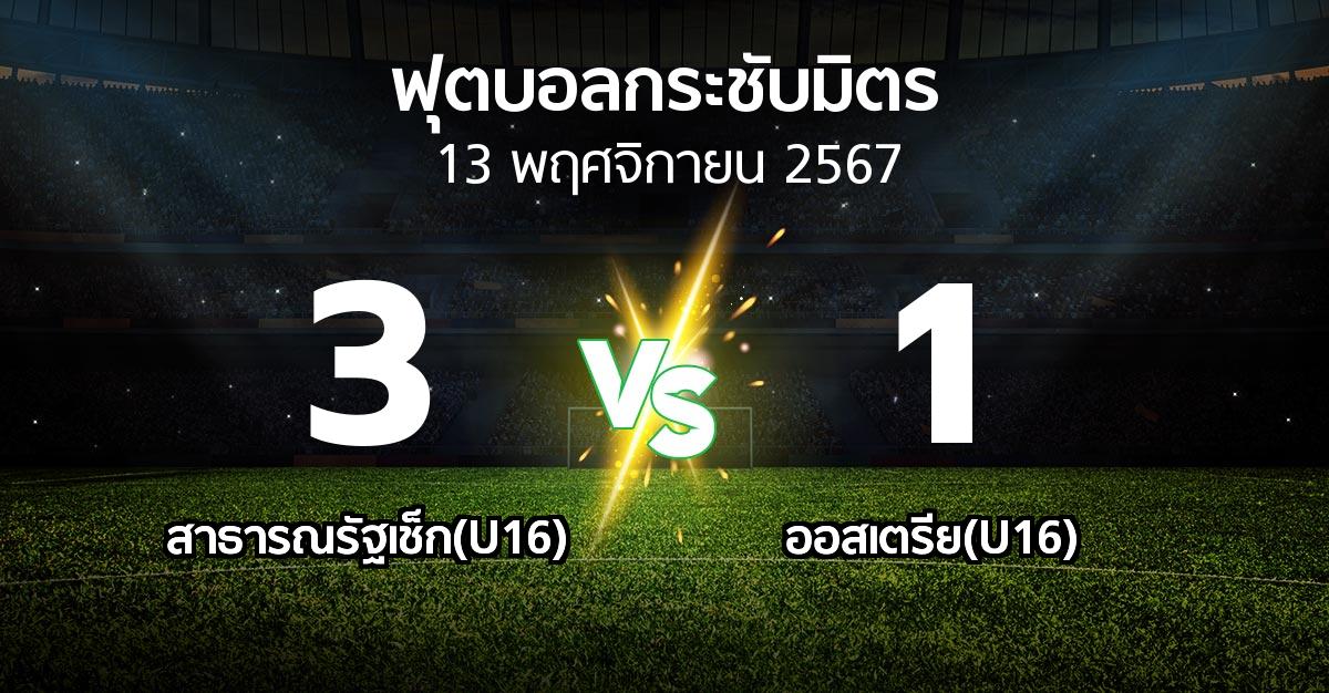 โปรแกรมบอล : สาธารณรัฐเช็ก(U16) vs ออสเตรีย(U16) (ฟุตบอลกระชับมิตร)