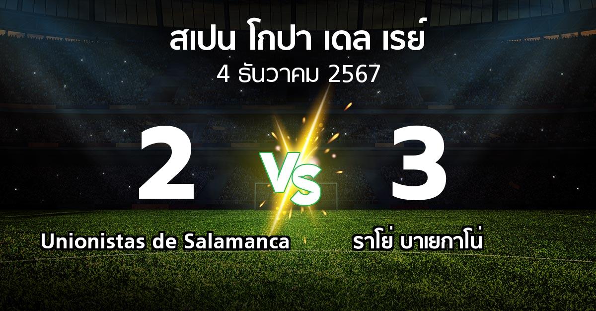 ผลบอล : Unionistas de Salamanca vs ราโย่ บาเยกาโน่ (สเปน-โกปาเดลเรย์ 2024-2025)