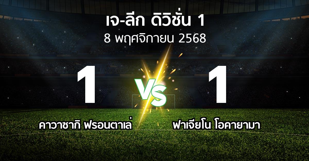 ผลบอล : คาวาซากิ ฟรอนตาเล่ vs ฟาเจียโน โอคายามา (เจ-ลีก ดิวิชั่น 1 2025)
