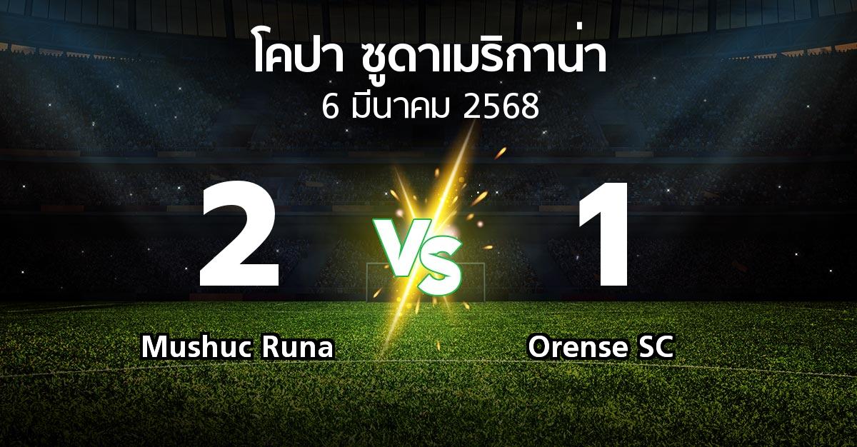 ผลบอล : Mushuc Runa vs Orense SC (โคปา-ซูดาเมริกาน่า 2025)