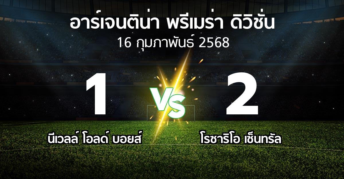 ผลบอล : นีเวลล์ โอลด์ บอยส์ vs โรซาริโอ เซ็นทรัล (อาร์เจนติน่า-พรีเมร่า-ดิวิชั่น 2025)