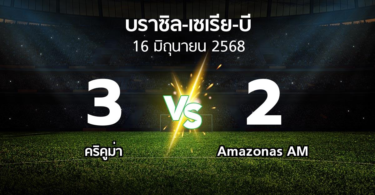 ผลบอล : คริคูม่า vs Amazonas AM (บราซิล-เซเรีย-บี 2025)
