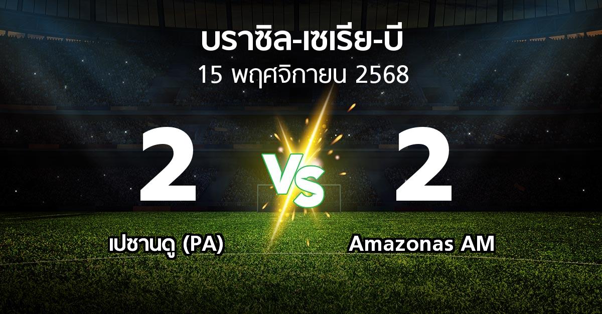 ผลบอล : เปซานดู (PA) vs Amazonas AM (บราซิล-เซเรีย-บี 2025)