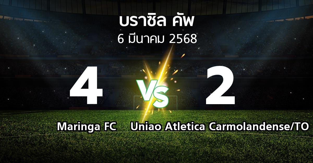 ผลบอล : Maringa FC vs Uniao Atletica Carmolandense/TO (บราซิล-คัพ 2025)