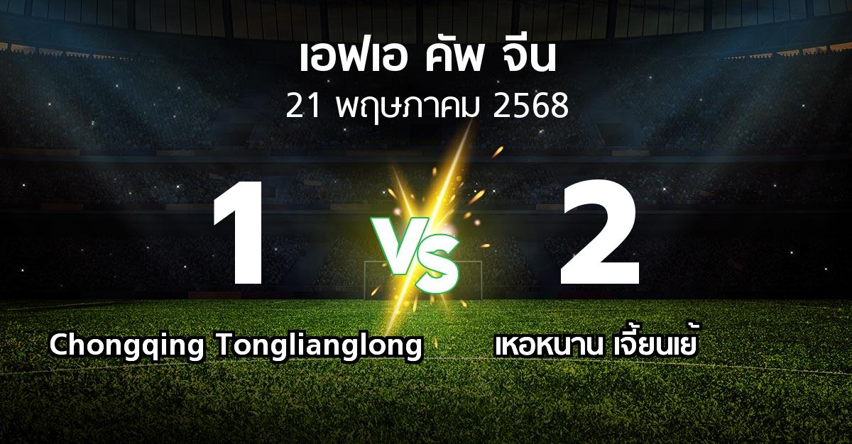ผลบอล : Chongqing Tonglianglong vs เหอหนาน เจี้ยนเย้ (เอฟเอ-คัพ-จีน 2025)