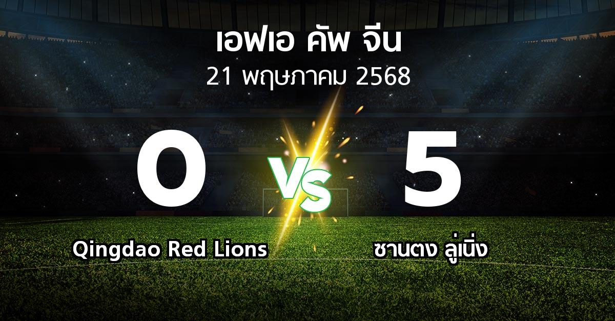 ผลบอล : Qingdao Red Lions vs ซานตง ลู่เนิ่ง (เอฟเอ-คัพ-จีน 2025)