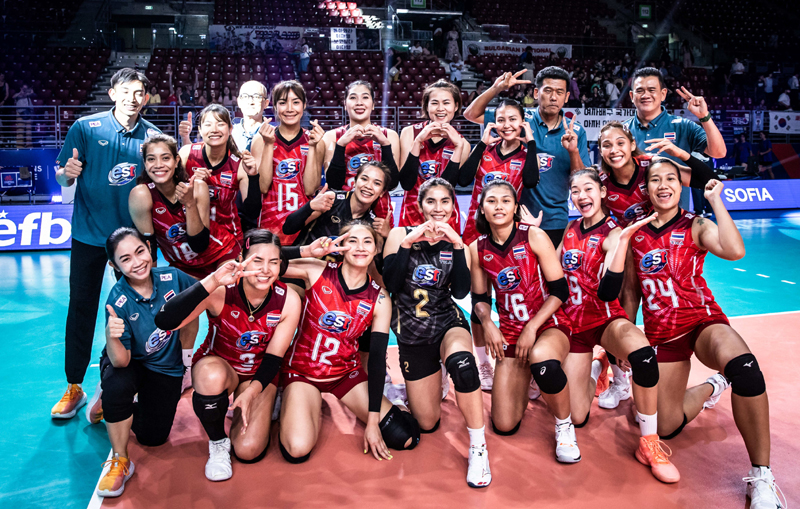 วอลเลย์บอลหญิงทีมชาติไทย สถิติ