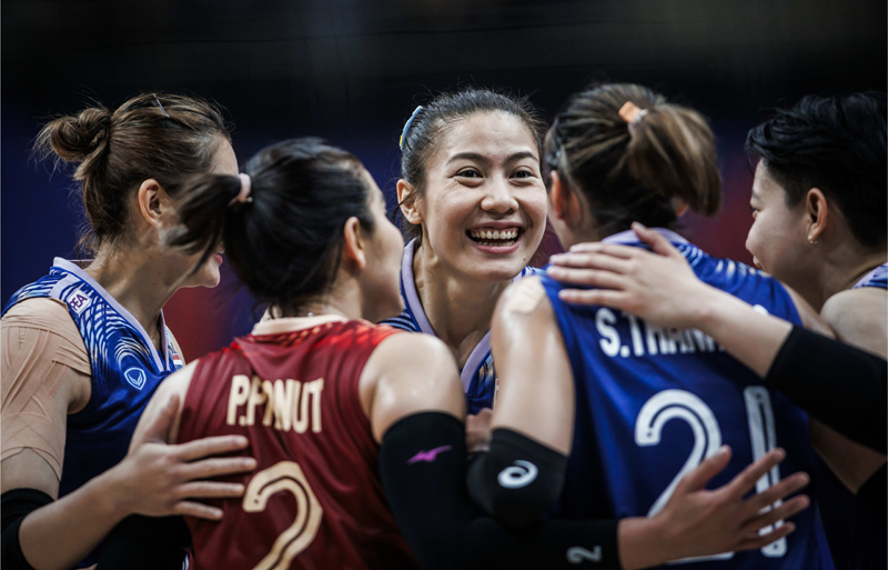 วอลเลย์บอลหญิงทีมชาติไทย สถิติ