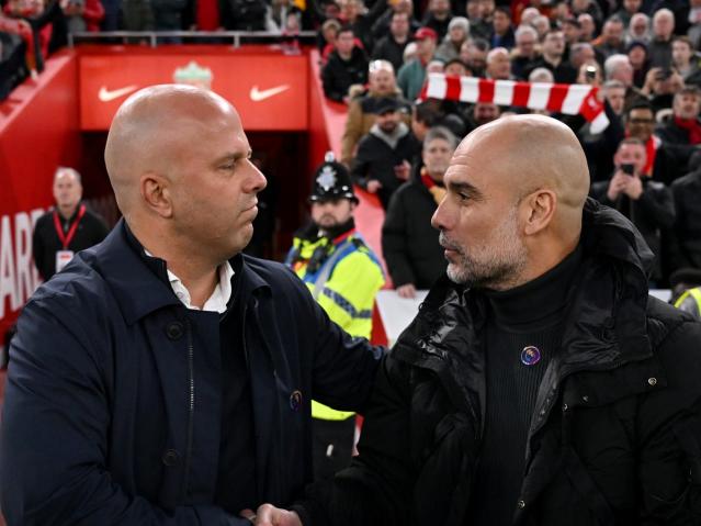 arne-slot-and-pep-guardiola