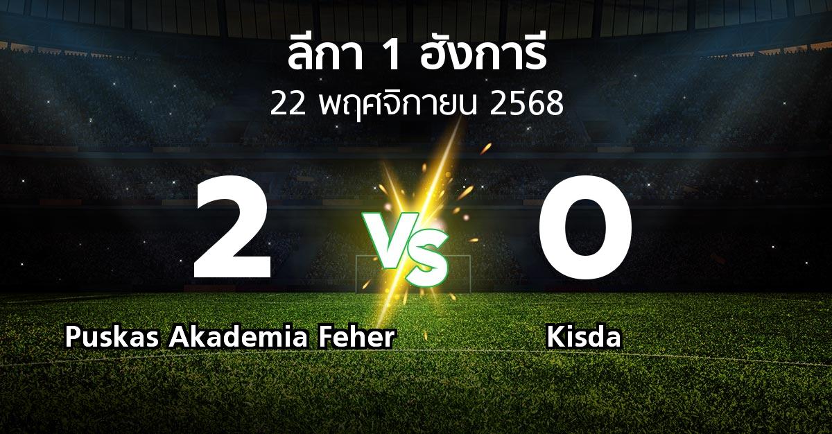 ผลบอล : Puskas Akademia Feher vs Kisda (ลีกา-1-ฮังการี 2025-2026)