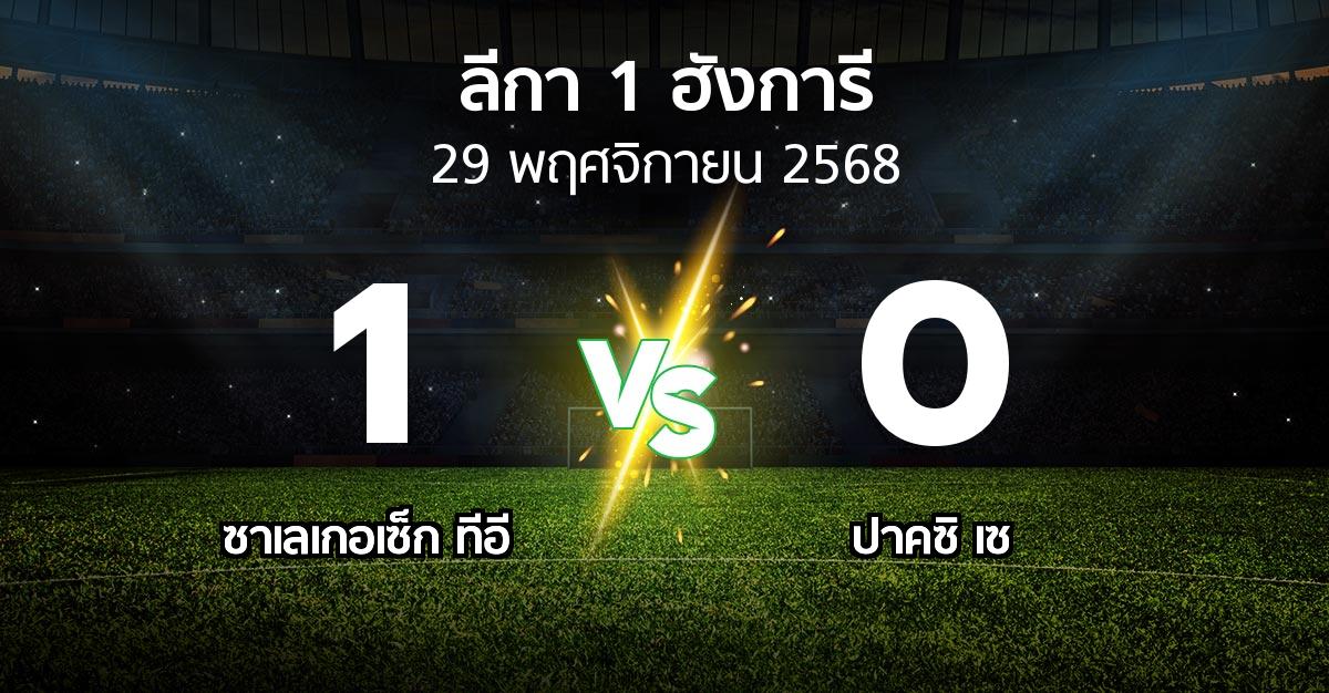 ผลบอล : ซาเลเกอเซ็ก ทีอี vs ปาคซิ เซ (ลีกา-1-ฮังการี 2025-2026)