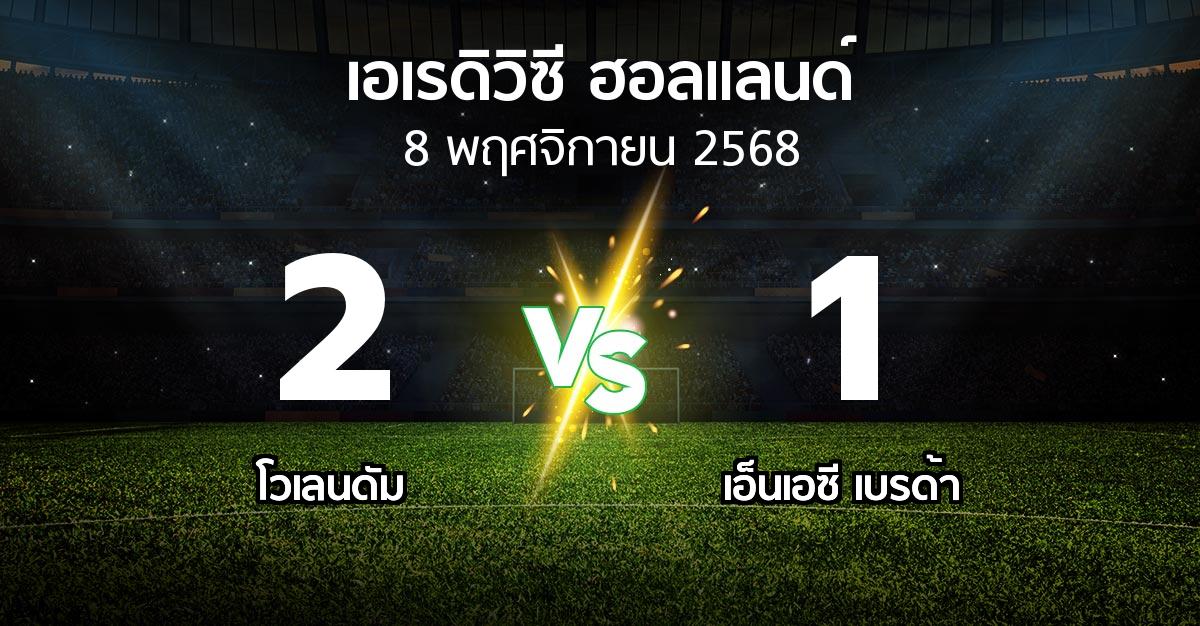 ผลบอล : โวเลนดัม vs เอ็นเอซี เบรด้า (เอเรดิวิซี่ ฮอลแลนด์ 2025-2026)