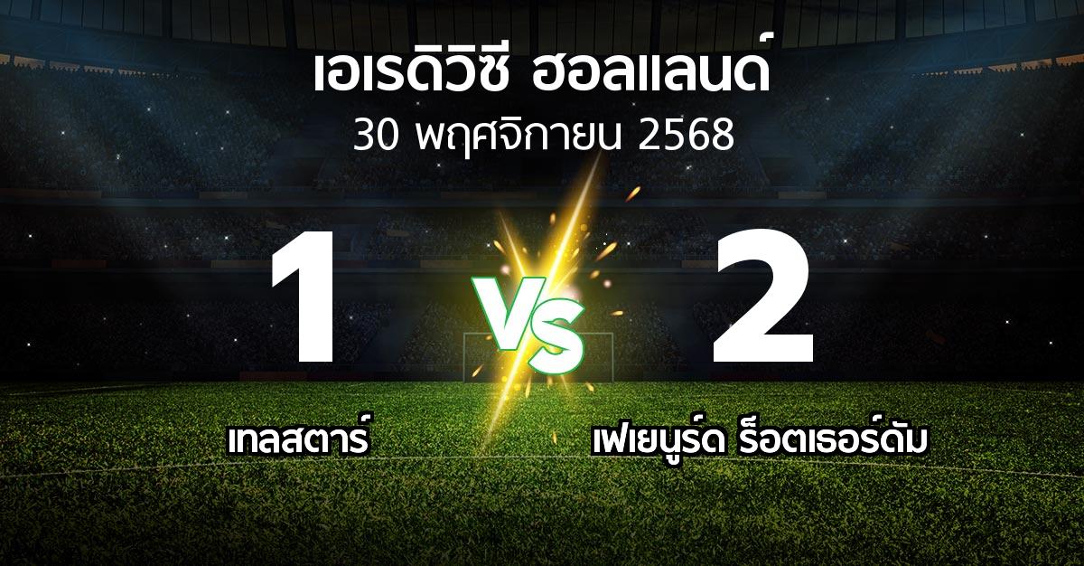 ผลบอล : Telsta vs เฟเยนูร์ด ร็อตเธอร์ดัม (เอเรดิวิซี่ ฮอลแลนด์ 2025-2026)