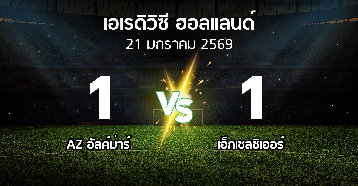 ผลบอล : AZ อัลค์ม่าร์ vs เอ็กเซลซิเออร์ (เอเรดิวิซี่ ฮอลแลนด์ 2025-2026)