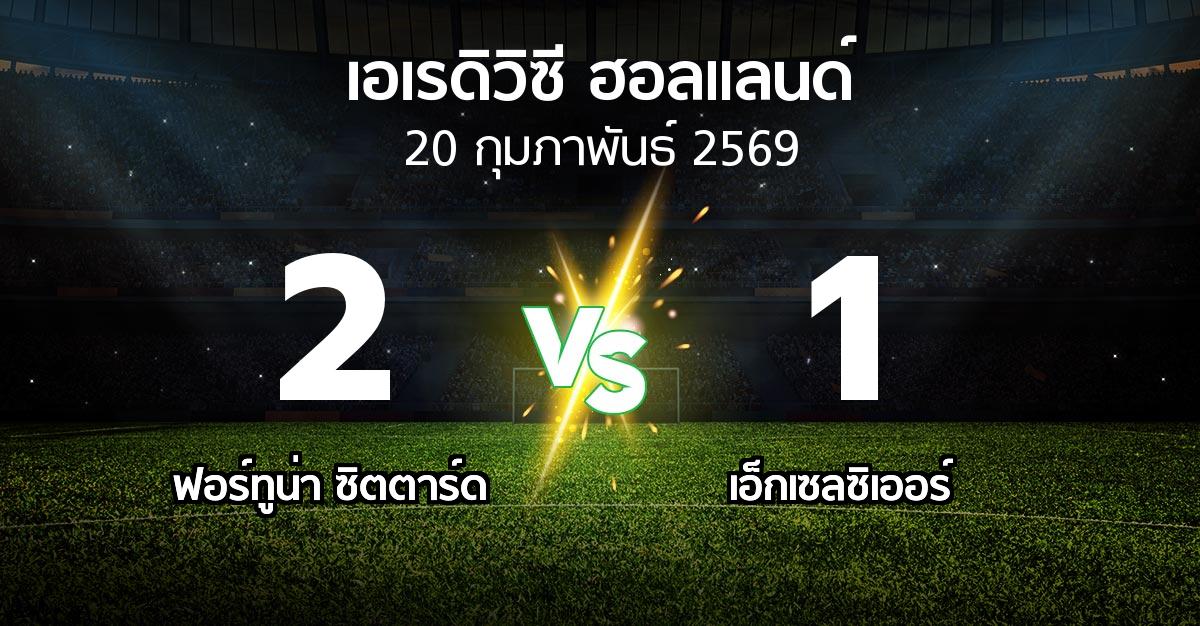 ผลบอล : ฟอร์ทูน่า ซิตตาร์ด vs เอ็กเซลซิเออร์ (เอเรดิวิซี่ ฮอลแลนด์ 2025-2026)